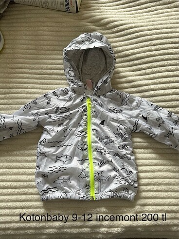 Koton baby 9-12 ay yağmurluk