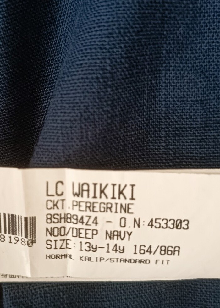 Keten ceket 12 , 13 yaş için uygundur. Mezuniyet programında bir - Görsel 3