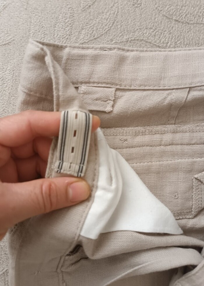 Keten pantolon - Görsel 3