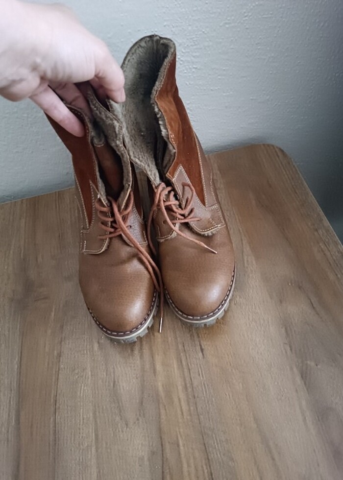 Bayan deri bot - Görsel 2