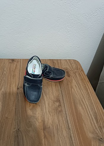 Erkek Çocuk Koyu Mavi Tokalı Özel Ayakkabı