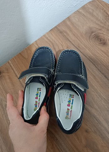 Erkek Çocuk Koyu Mavi Tokalı Özel Ayakkabı - Görsel 5