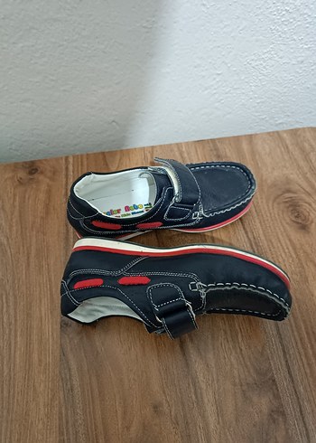 Erkek Çocuk Koyu Mavi Tokalı Özel Ayakkabı - Görsel 6