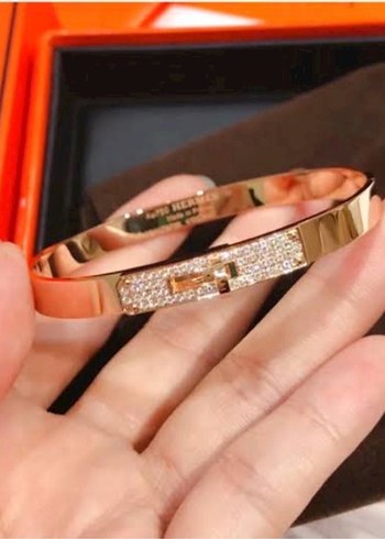  Beden altın Renk Hermes Kelly Bileklik