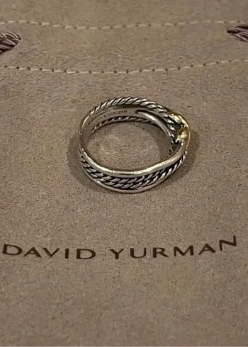  Beden altın Renk David Yurman X Crossover Yüzük