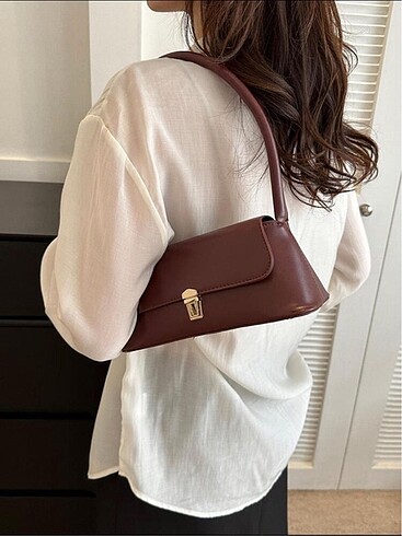 Sheinside Vintage Baget Çanta