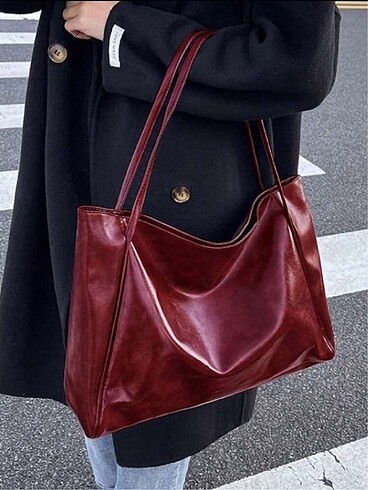 Sheinside Retro Tote Çanta