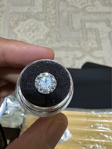 Beden Mozanit Pırlanta Taş 6 ct 12mm