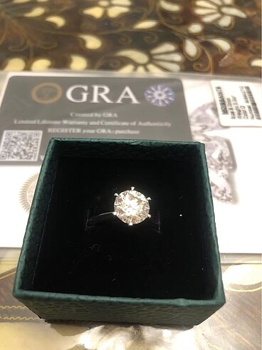 Zen Diamond Mozanit TekTaş Alyans 5 ct 11mm