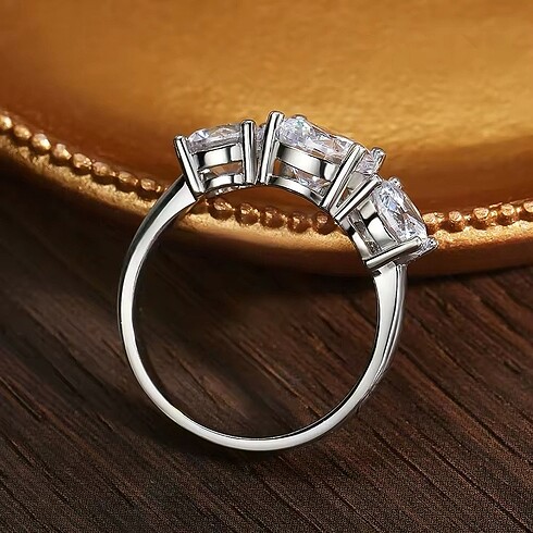Zen Diamond Mozanit Elmas 4 ct 10mm Alyans