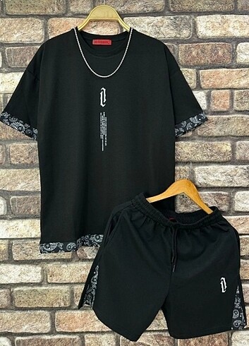 Oversize t-shirt şort 