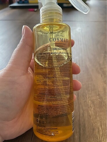Beden Renk Cosmed Bronzer Oil - SPF 30+