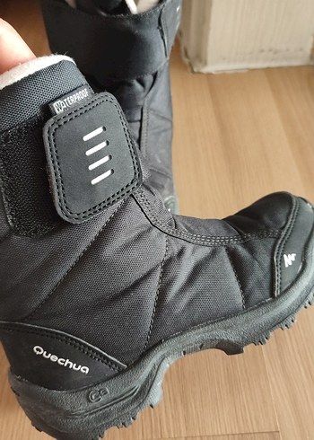 33 Beden siyah Renk Erkek Çocuk Siyah Gri Kaydırmaz Bot