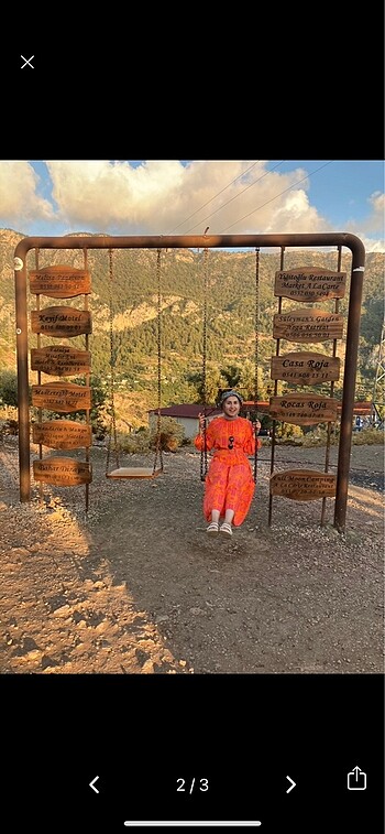 Diğer Turuncu yazlık elbise