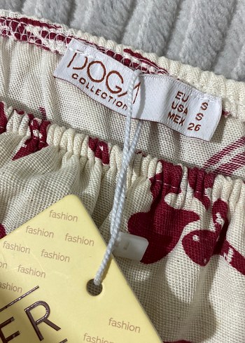 Çiçek Desenli bordo  Elbise keten kumaş - Görsel 3