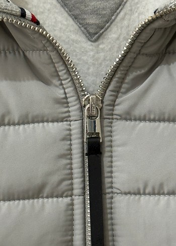 m Beden Gri Fermuarlı Erkek Sweatshirt