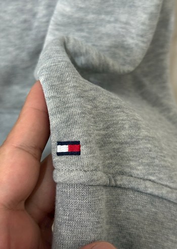 m Beden gri Renk Gri Fermuarlı Erkek Sweatshirt