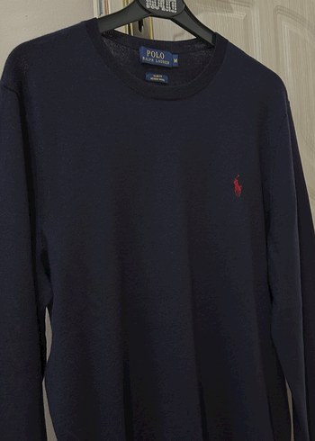 Siyah Polo Erkek Triko Kazak - Görsel 3