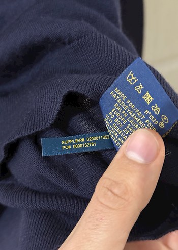 Siyah Polo Erkek Triko Kazak - Görsel 6