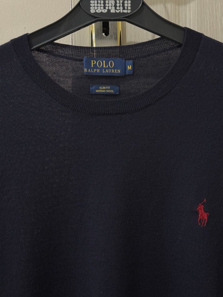 Siyah Polo Erkek Triko Kazak - Görsel 4