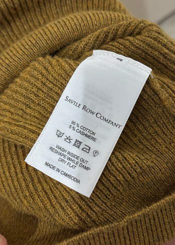 Kahverengi Yarım Fermuarlı Yün Erkek Kazak - Görsel 3