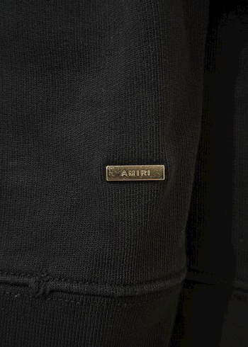 Siyah Kapüşonlu Kadın Sweatshirt - Görsel 7