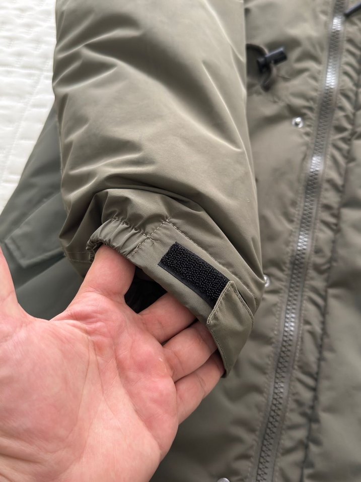 Kürk Detaylı Haki Erkek Mont - Görsel 5