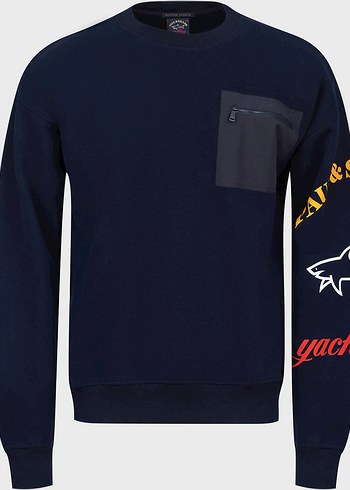 Orijinal Paul & Shark organik pamuk sweatshirt. - Görsel 9