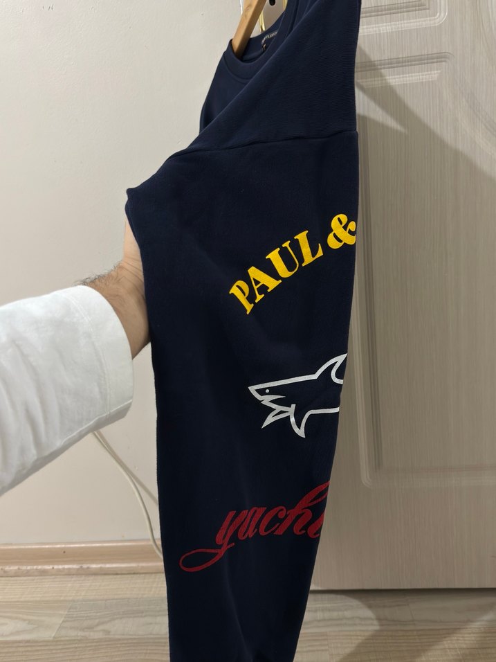 Orijinal Paul & Shark organik pamuk sweatshirt. - Görsel 4