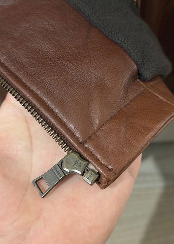 Orijinal Nautica Hakiki Deri Ceket - Görsel 5