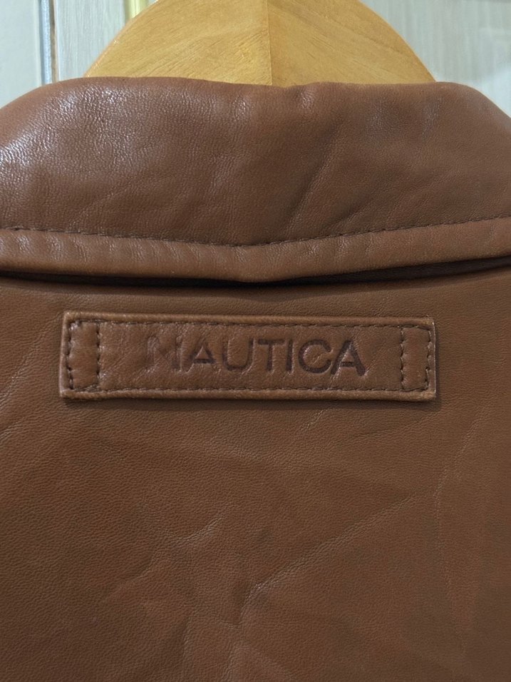 Orijinal Nautica Hakiki Deri Ceket - Görsel 4