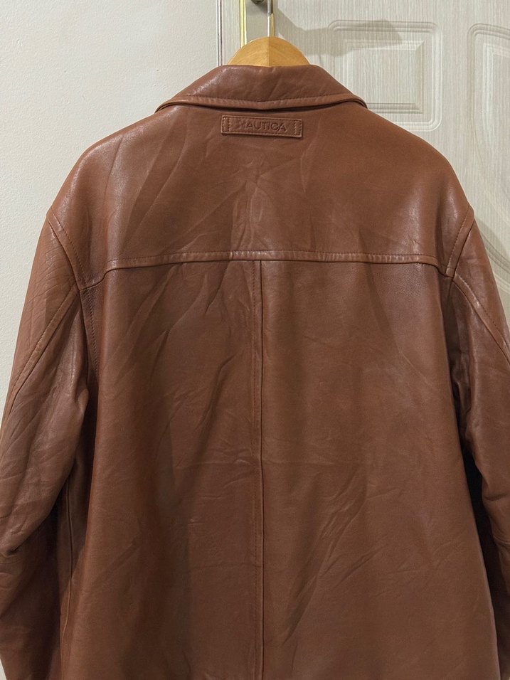 Orijinal Nautica Hakiki Deri Ceket - Görsel 3