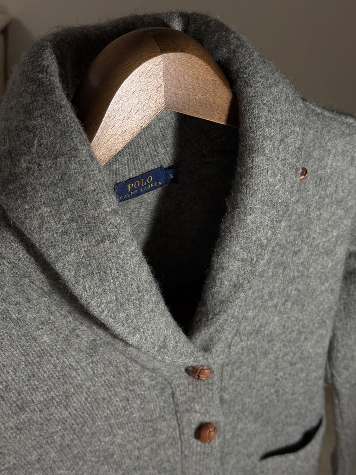 Orijinal Ralph Lauren %100 lambswool ( %100 yün ) hırka. — görsel 5/9