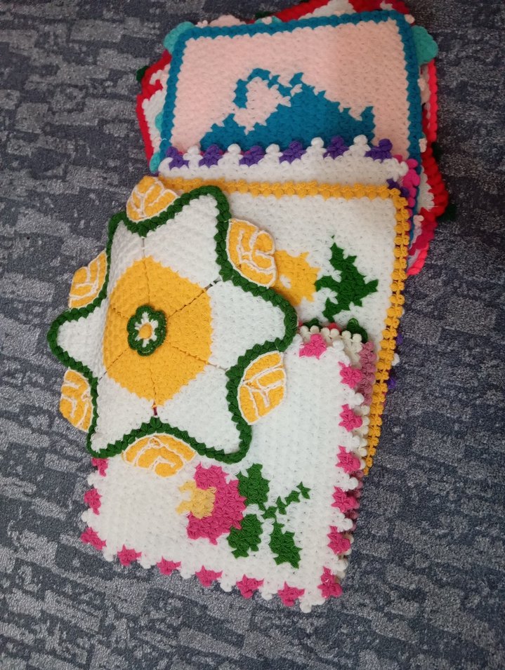 Renkli Çiçek Desenli Banyo lifleri - Görsel 2