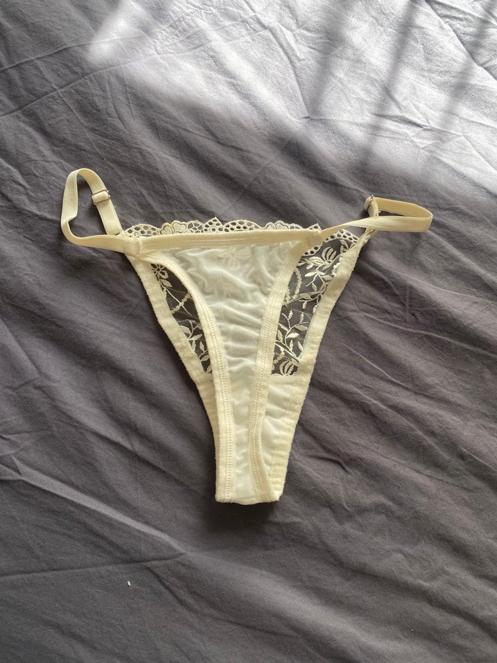 Bej Nakışlı Vintage Midi Sütyen - Görsel 2