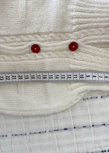 Zara Kız bebek el örgüsü yelek
