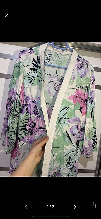 Çiçek desen kimono