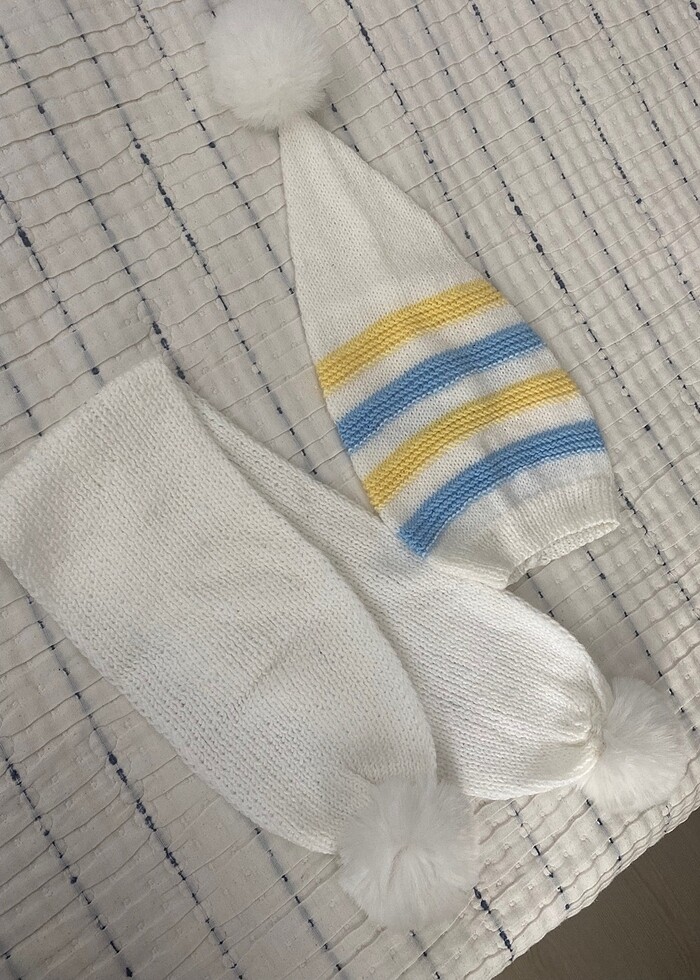 Örgü atkı-şapka - Görsel 2