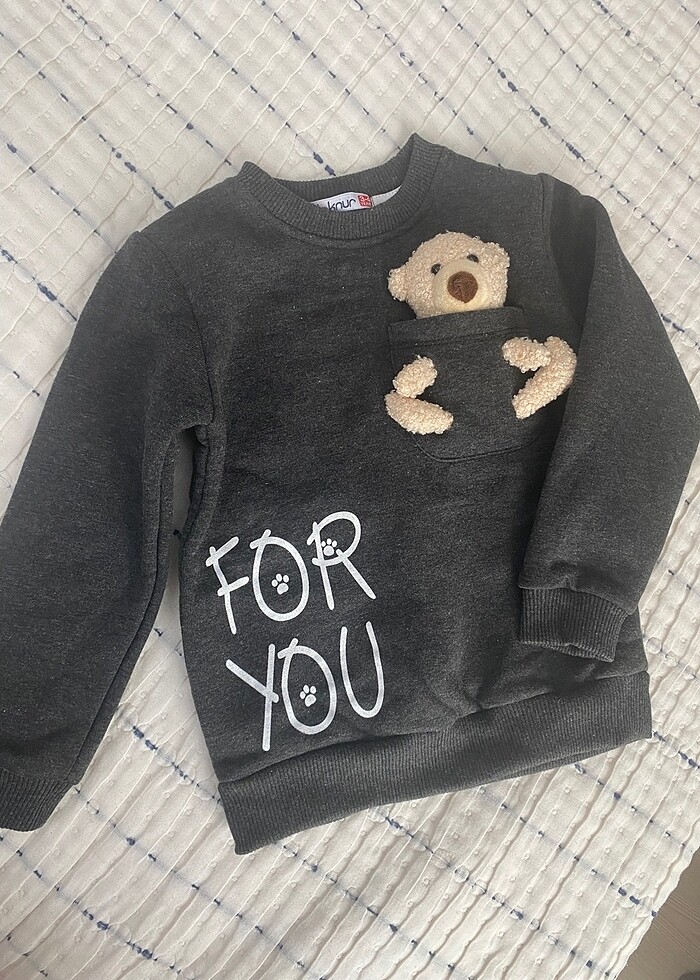 Ayıcıklı sweat - Görsel 3