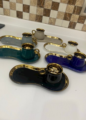 KUTULU Altın Detaylı Fincan takımı - Görsel 3