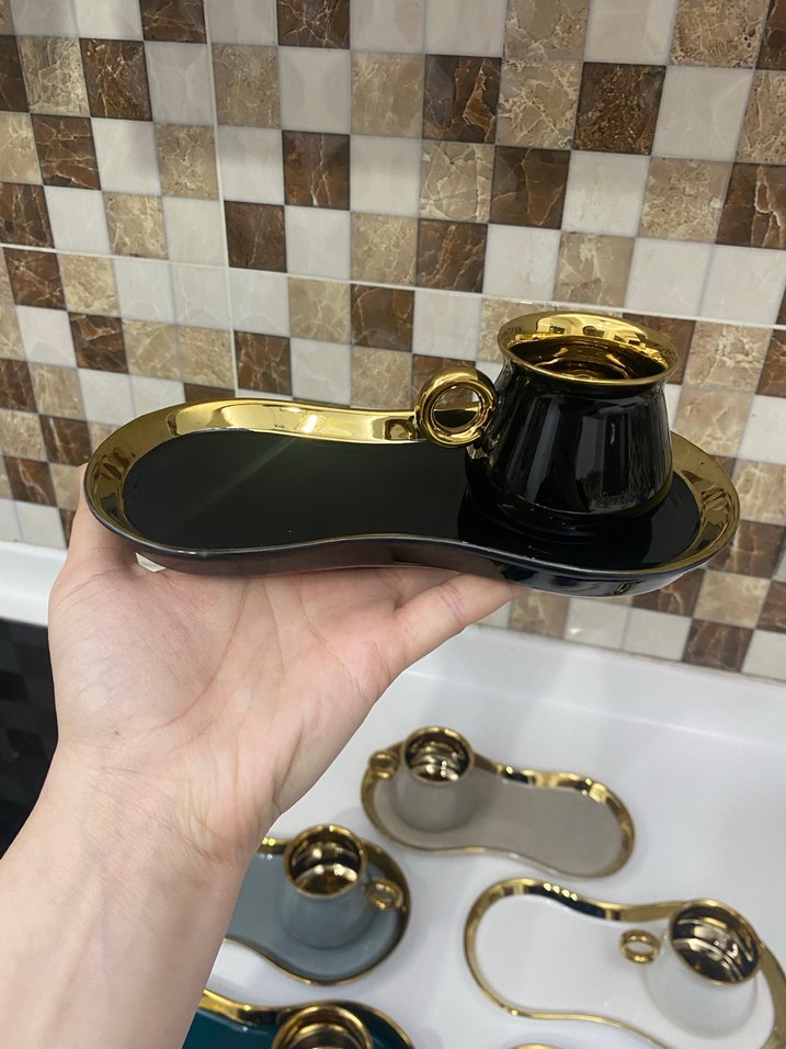 KUTULU Altın Detaylı Fincan takımı - Görsel 4