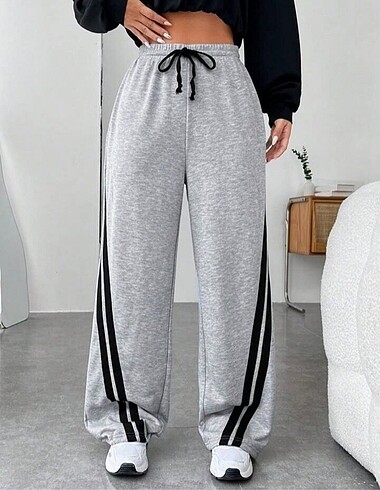Y2K Çizgili Jumpers Eşofman