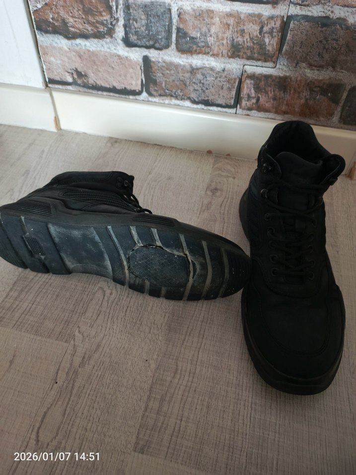 Siyah Bağcıklı Erkek Bot - Görsel 3