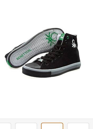 38 Beden Benetton Converse spor ayakkabı