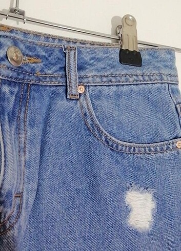 34 Beden lacivert Renk H&M kot etek mini