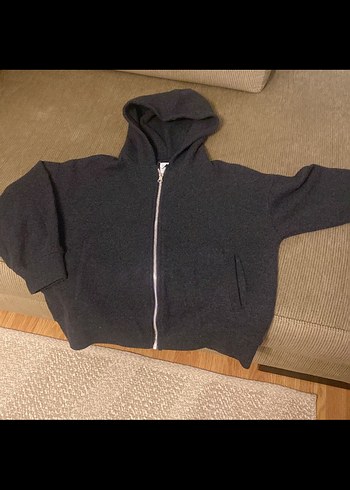 10 Yaş Beden Zara fermuarlı sweat 10 yaş füme rengi