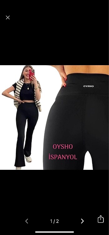 m Beden Oysho İspanyol Tayt