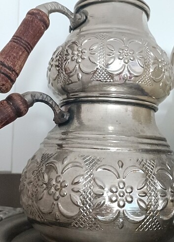  Beden Bakır çaydanlık 