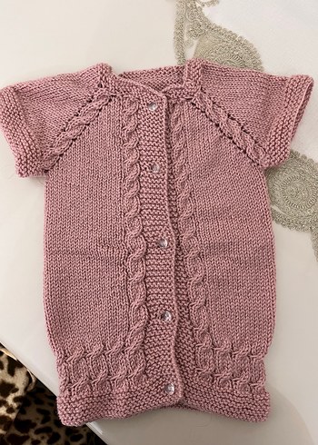 Kız çoçuk örgü yelek hırka süveter - Görsel 11