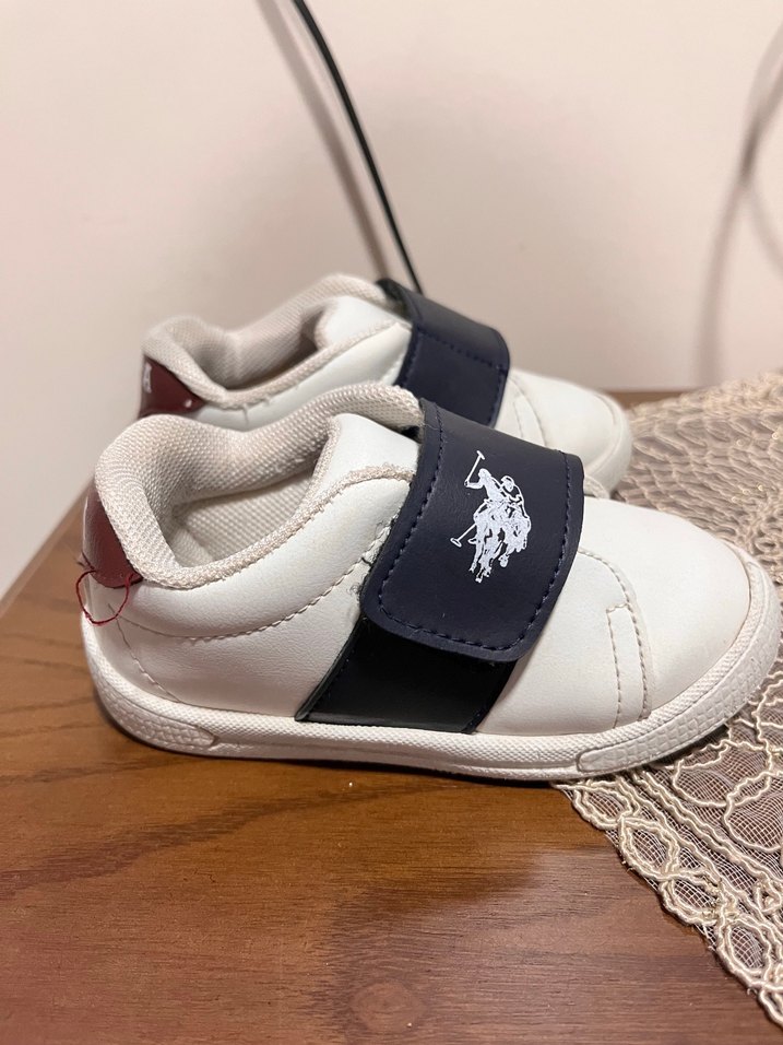 Erkek Çocuk Beyaz Cırt Cırtlı Spor Ayakkabı - Görsel 2